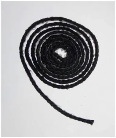 Rouleau de joint de porte plat noir